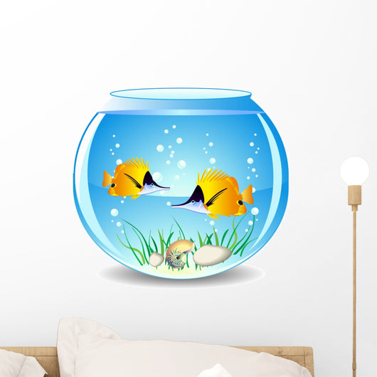 Vector Fishes Aquarium Wall Decal