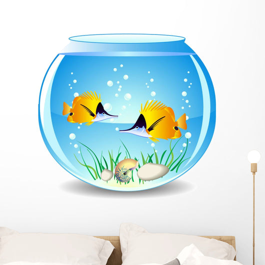Vector Fishes Aquarium Wall Decal