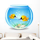 Vector Fishes Aquarium Wall Decal