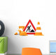 Cones under Construction Wall Decal