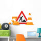 Cones under Construction Wall Decal