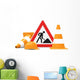 Cones under Construction Wall Decal