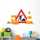 Cones under Construction Wall Decal