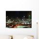 Dallas Skyline Night Wall Decal