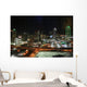 Dallas Skyline Night Wall Decal