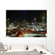 Dallas Skyline Night Wall Decal