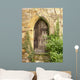 Arched Wooden Doorway Wall Decal