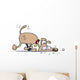 Tracking Dog Wall Decal