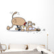 Tracking Dog Wall Decal