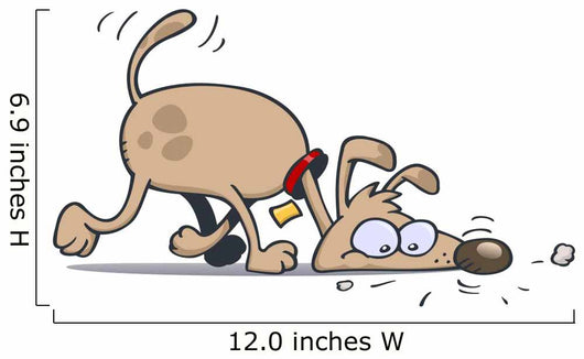 Tracking Dog Wall Decal