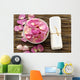 Floating Rose Petals Spa Wall Decal