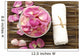 Floating Rose Petals Spa Wall Decal