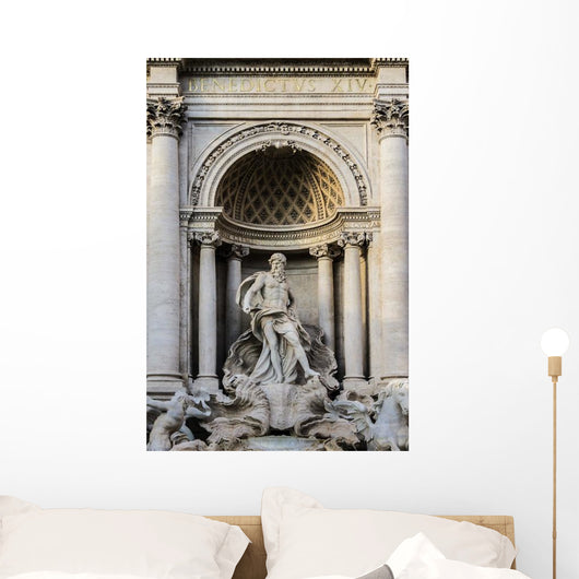 Trevi Fountain Architect Nicola Wall Decal