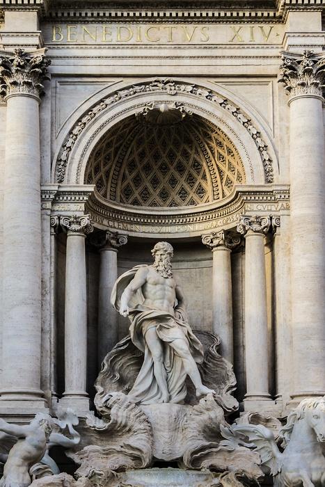Trevi Fountain Architect Nicola Wall Decal