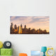Philadelphia Skyline Sunrise Wall Decal