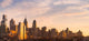 Philadelphia Skyline Sunrise Wall Decal