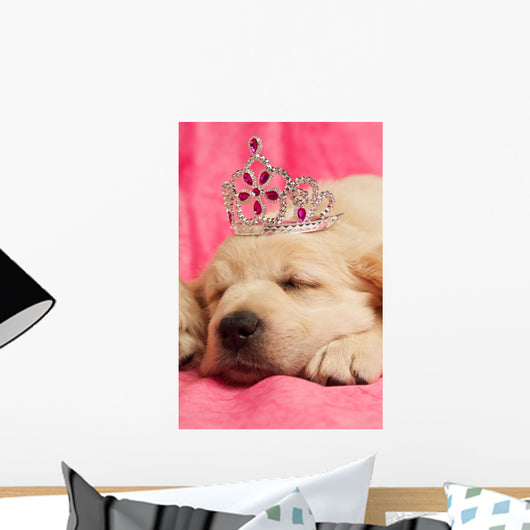 Golden Retriever Puppy Wall Decal Design 2
