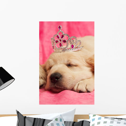 Golden Retriever Puppy Wall Decal Design 2
