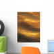 Golden Waves Wall Decal
