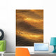 Golden Waves Wall Decal
