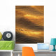 Golden Waves Wall Decal