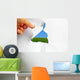 Blue Sky and Green Wall Decal