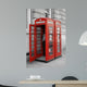 Red Telephone Booths London Wall Decal