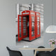 Red Telephone Booths London Wall Decal