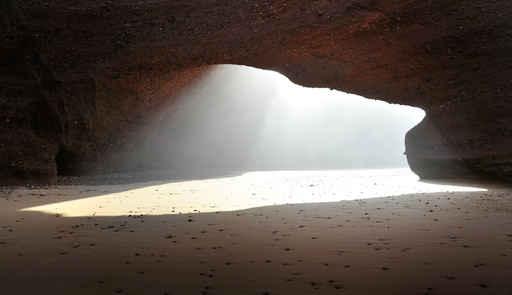 Under Arch Rock Formation Wall Decal