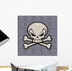 Skull and Crossbones Wall Decal