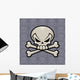 Skull and Crossbones Wall Decal
