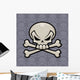 Skull and Crossbones Wall Decal