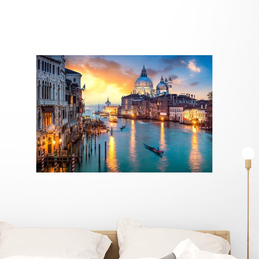 Venedig Bei Sonnenuntergang Wall Decal