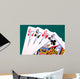 Cards Four Cards 03 Wall Decal