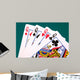 Cards Four Cards 03 Wall Decal