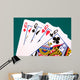 Cards Four Cards 03 Wall Decal