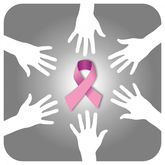 Circle Hands against Cancer Wall Decal