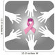 Circle Hands against Cancer Wall Decal