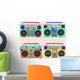 80s Boomboxes Wall Decal