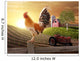 Country Farm Morning Wall Decal