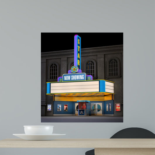 Movie Theatre Ticket Box Wall Decal