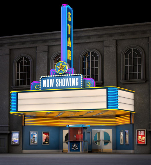 Movie Theatre Ticket Box Wall Decal