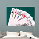 Cards Four Cards 09 Wall Decal