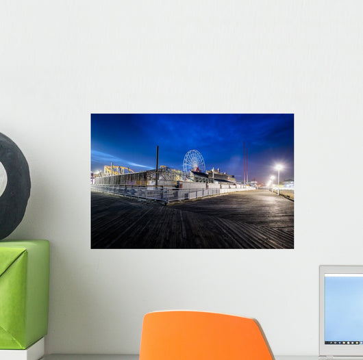 Ocean City Maryland Pier and Ferris Wheel Wall Decal