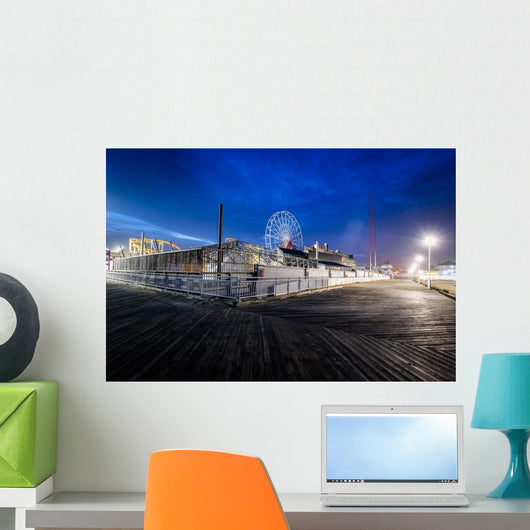 Ocean City Maryland Pier and Ferris Wheel Wall Decal