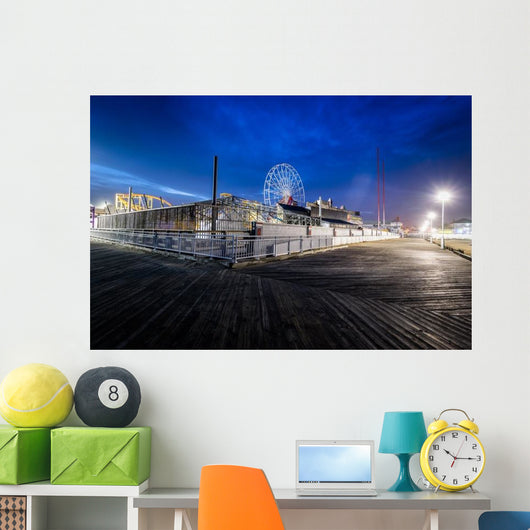 Ocean City Maryland Pier and Ferris Wheel Wall Decal