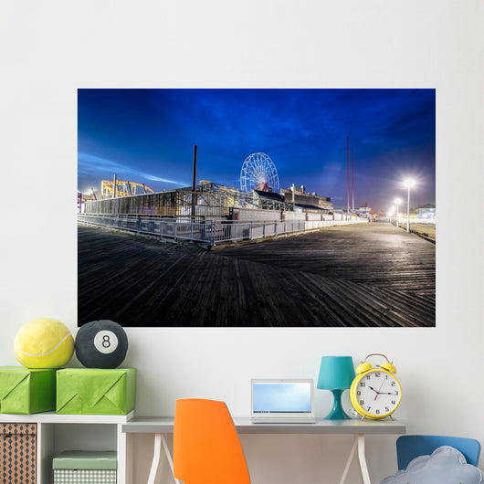 Ocean City Maryland Pier and Ferris Wheel Wall Decal