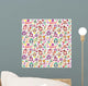Abstract Design with Wall Decal