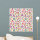Abstract Design with Wall Decal