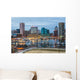 Waterfront Skyline Dusk Wall Decal